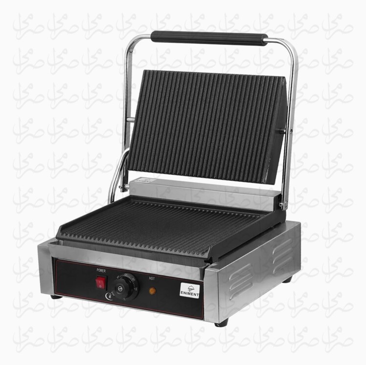 ساندویچ میکر تک درب بزرگ توربومکس صنعتی SSNT1D - پنینی ساز رو میزی - دستگاه پنینی - دستگاه ساندویچ ساز