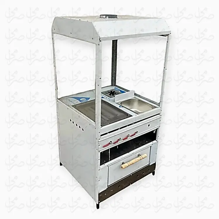 فر ساندویچ سه کاره زیر فر پیتزا صرامی SFRSNPT4T - فر ساندویچ 4 کاره