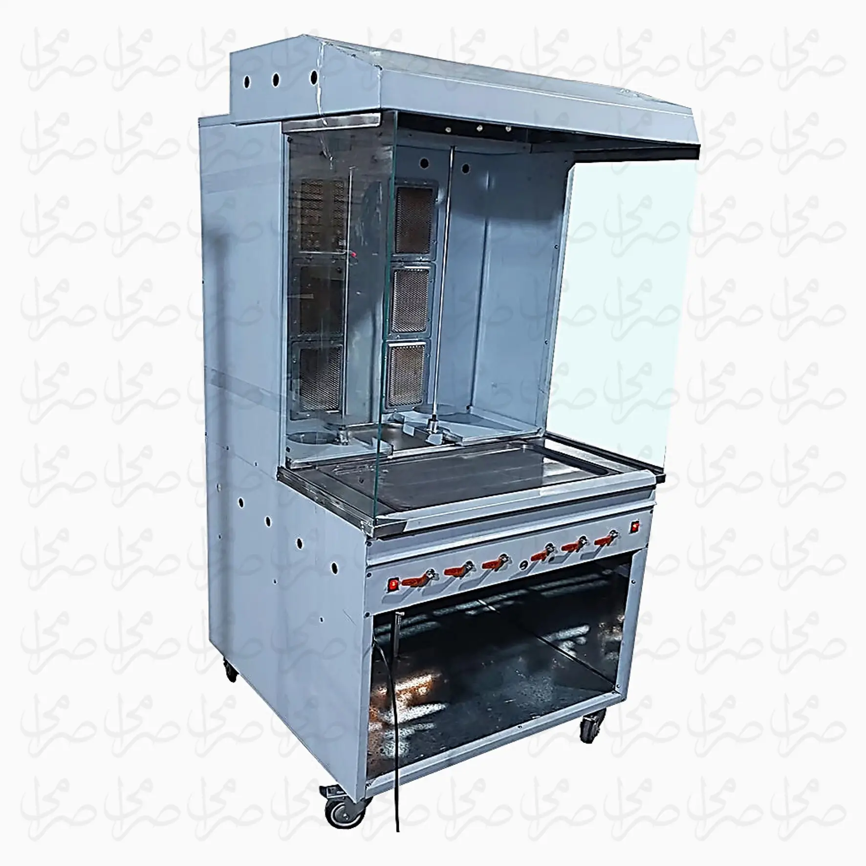  کباب ترکی دو سیخ ایستاده SKBTRK2S - دستگاه شاورما دو سیخ - دونر کباب دو سیخ 