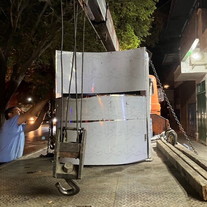  تنور نان گردان استیل دو جداره STN120 - تنور نان چرخان - تنور نان رستورانی - تنور نان 120 سانتی متر 