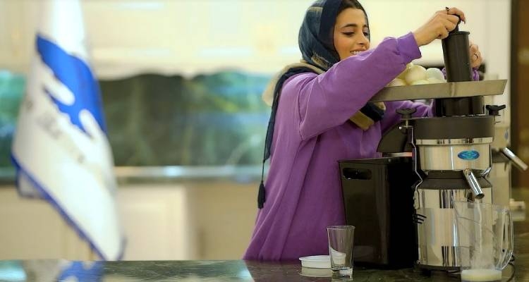  آب پیاز گیر رو میزی قدرت 1.5 اسب SABPI1.5HP - دستگاه آبگیر پیاز - دستگاه پوره کن پیاز 